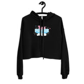 Trans Power Crop Hoodie